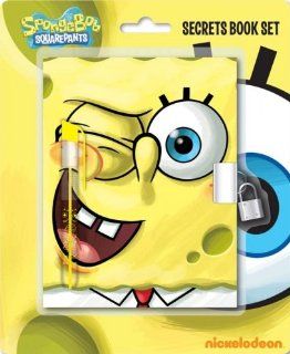 Spongebob Squarepants Secret Book Set Stationery : Writing Paper : Office Products