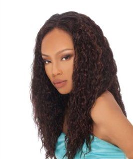 Outre Premium Natural Indian Human Hair PASSION WAVE 10"   #1 Black : Hair Extensions : Beauty