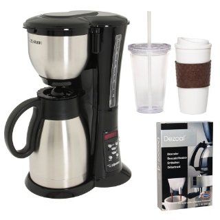 Zojirushi EC BD15BA Fresh Brew Thermal Carafe Coffee Maker + Coffee Mug & Iced Beverage Cup + Accessory Kit: Kitchen & Dining