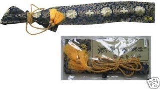 Luxury Silk Samurai Katana Sword Carrying Bag 59" Blue : Martial Arts Swords : Sports & Outdoors