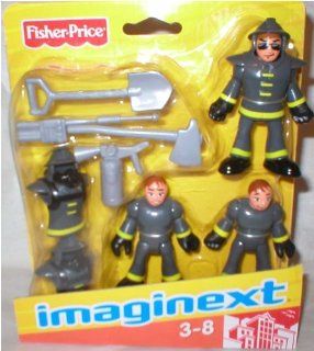 Imaginext Firefighter Figures with Tools: Toys & Games