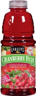 Langers Juice Cocktail, Cranberry Fuji Apple, 32 Ounce (Pack of 12) : Fruit Juices : Grocery & Gourmet Food