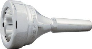 Denis Wick 3L Silver Plated Tuba Mouthpiece, Large Shank: Musical Instruments