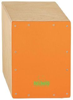Nino Percussion NINO950OR 13 Inch Birch Cajon, Orange Frontplate: Musical Instruments
