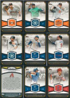2012 Topps Baseball Gold Futures Series Complete Mint 25 Card Insert Set at 's Sports Collectibles Store