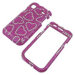 Aimo Wireless SAMT959PCDI069 Bling Brilliance Premium Grade Diamond Case for Samsung Vibrant/Galaxy S 4G T959   Retail Packaging   Hot Pink: Cell Phones & Accessories