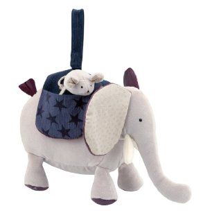 Moulin Roty Activity Plush Elephant, Boris : Plush Toys : Baby