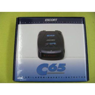 Escort C65 Radar Detector with X, K, & SuperWide Ka Bands, Front and Rear Laser Detection, DSP, and AutoMute : Car Electronics