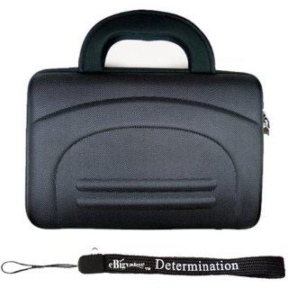 eBigValue: Black Protective Hard Nylon Carrying Case for Sony DVP FX970 9 Inch Portable DVD Player + Determination Hand Strap: Electronics