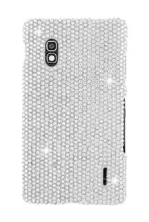 HHI Full Diamond Case for LG Optimus G E970   Silver (Package include a HandHelditems Sketch Stylus Pen): Cell Phones & Accessories