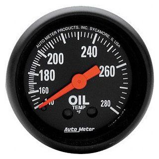 Auto Meter 2609 Z Series Mechanical Oil Temperature Gauge: Automotive