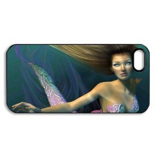 ePcase High Quality Printed Black Hard Case Cover for iPhone 5   Fairy Angel   Mermaid Cell Phones & Accessories
