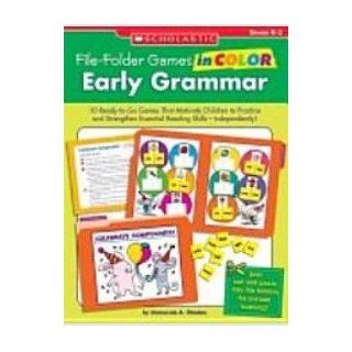 Scholastic 978 0 439 51766 9 File Folder Games in Color   Early Grammar : Early Childhood Development Products : Office Products