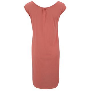 Vero Moda Womens Grenna Dip Hem Top   Coral      Womens Clothing