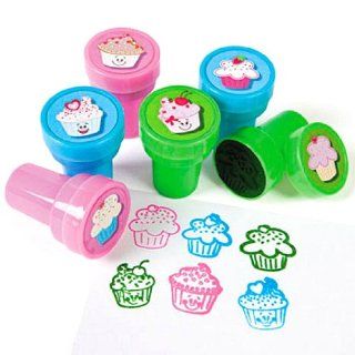 Cute Cupcake Stamps (2 dz): Toys & Games