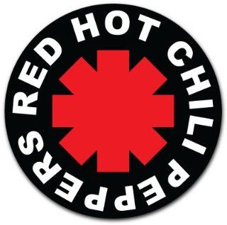 Red Hot Chili Peppers Rock Band Car Bumper Sticker Decal 4"x4": Everything Else