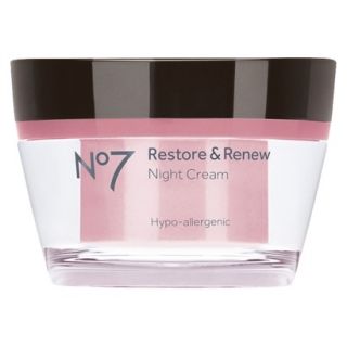 No7 Restore and Renew Night Cream   1.69 oz
