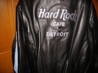 Hard Rock Cafe Leather Jacket at  Mens Clothing store: Leather Outerwear Jackets