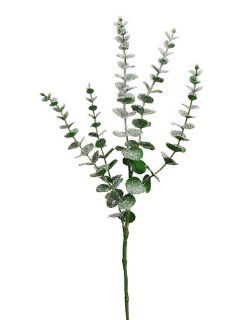 29" Glittered/Snowed Eucalyptus Spray White Green (Pack of 24) : Artificial Flowers : Patio, Lawn & Garden