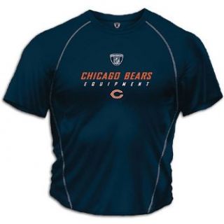 Chicago Bears Navy Speedwick Performance T Shirt : Sports Fan T Shirts : Clothing