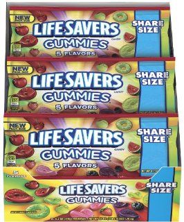 Lifesavers Gummies 5 Flavor 4.2 oz. (Pack of 15) : Gummy Candy : Grocery & Gourmet Food