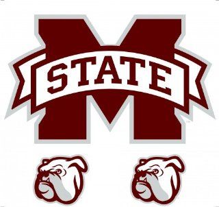 NCAA Mississippi State Bulldogs Wall Accent 3 Large College Mural Stickers   Sports Fan Wallpaper