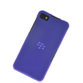 MOONCASE Soft Gel Tpu Silicone Skin Style Devise Back Case Cover With Screen Protector for Blackberry Z10 Purple: Cell Phones & Accessories