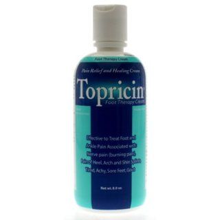 Topical Biomedics   Topricin Foot Therapy Cream 4 oz (Pack of 2) Health & Personal Care