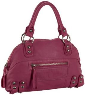 Linea Pelle Dylan Small Satchel, Pink, one size: Satchel Style Handbags: Shoes