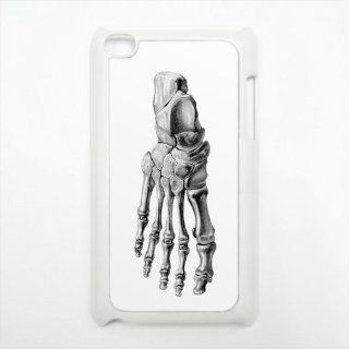 Foot Bone Apple iPod Touch 4g White Hard Case Anatomy Pencil Sketch Art: Everything Else
