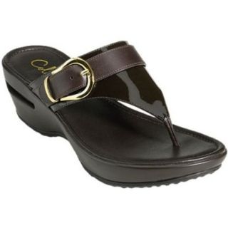 Cole Haan Womens Air Maddy Tantivy Thong, Dark Chocolate Patent, 10.5 B(M) US: Sandals: Shoes