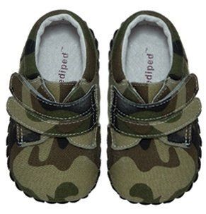 Pediped Baby Boy Shoes   Ethan in Camouflage (Size=M:(12 18 Months)): Baby
