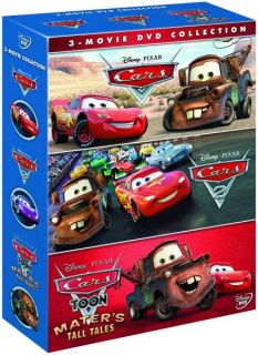 Cars 1, 2 and Cars Toon: Maters Tall Tales      DVD
