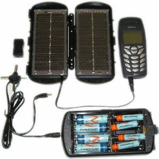 Solar 2 in 1 Folding Panel, Power supply, AA and AAA battery charger.: Sports & Outdoors