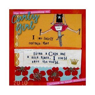 World According to Curly Girl 2010 Mini Wall Calendar (Calendar): Leigh Standley: 9781416283430: Books