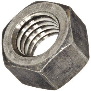 400 Nickel Copper Alloy Hex Nut, Plain Finish, ASME B18.2.2, 3/8" 16 Thread Size, 9/16" Width Across Flats, 21/64" Thick (Pack of 5): Industrial & Scientific