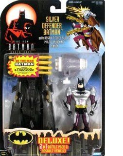 Batman Silver Defender   The New Batman Adventures Action Figure: Toys & Games