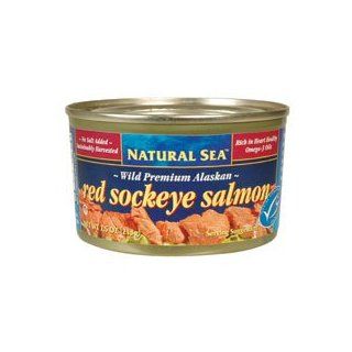 Natural Sea Red Sockeye, No Salt Added 7.5 oz (Pack Of 24) ( Value Bulk Multi pack): Health & Personal Care
