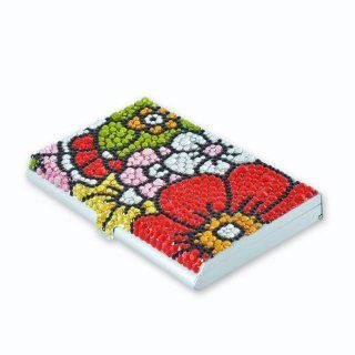 Bouquet Swarovski Crystal Business Card Holder Case : Index Card Binding Cases : Office Products