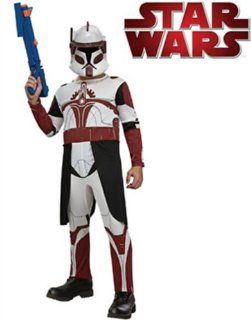 Clone Trooper Commander Fox Child Halloween Costume Size 4 6 Small: Toys & Games