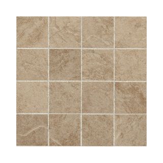 American Olean 24 Pack Shadow Bay Beach Sand Thru Body Porcelain Mosaic Square Floor Tile (Common: 12 in x 12 in; Actual: 11.81 in x 11.81 in)
