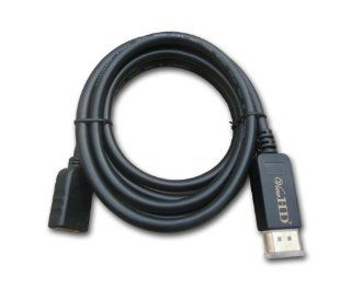 ViewHD Premium DisplayPort Male to HDMI Female Converter Adapter Cable 6FT: Electronics