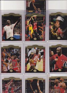 Michael Jordan A Cut Above Set   1996 97 Upper Deck CA1 CA10 : Sports Related Trading Cards : Sports & Outdoors