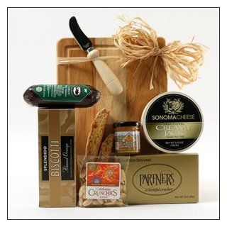 A Cut Above Cheese Board Gift Basket Mother's Day Gift Idea Christmas Gift Idea, Birthday Gift : Gourmet Cheese Gifts : Grocery & Gourmet Food