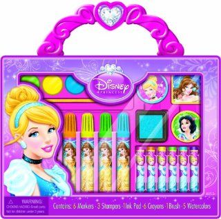 Artistic Studios Disney Princess Take Along Art Case Activity Set: Toys & Games