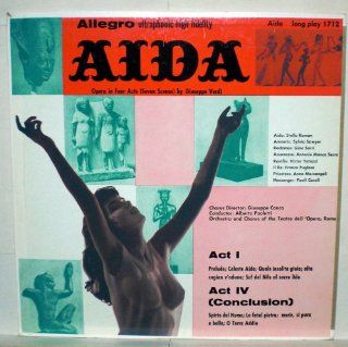 Aida   Act 1, Act 4 conclusion  Vinyl LP Record Album: Music