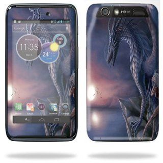 MightySkins Protective Skin Decal Cover for Motorola Atrix HD Cell Phone AT&T Sticker Skins Dragon Fantasy: Cell Phones & Accessories