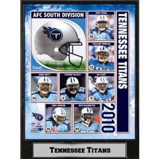 2010 Tennessee Titans 9X12 Stat Plaque (14 Pieces) [Misc.] : Sports Fan Decorative Plaques : Sports & Outdoors