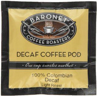 Baronet Coffee Decaf 100% Colombian Medium Roast, 18 Count Coffee Pods (Pack of 3) : Senseo Coffee Pods : Grocery & Gourmet Food