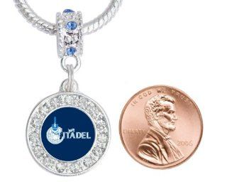 The Citadel, The Military College of South Carolina Charm with Connector Will Fit Pandora, Troll, Biagi and More. Can Also Be Worn As a Pendant. : Sports Fan Necklaces : Sports & Outdoors